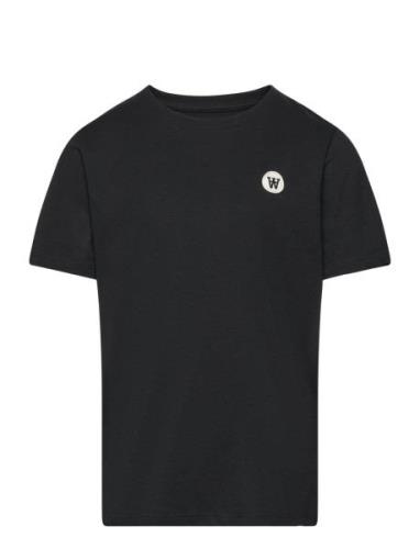 Ola Junior T-Shirt Gots Tops T-Kortærmet Skjorte Black Double A By Woo...