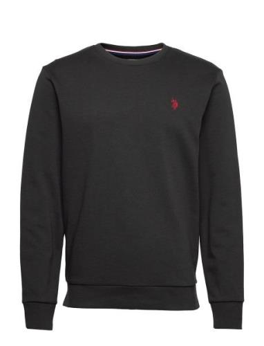 Uspa Sweat O Neck Adler Men Tops Sweatshirts & Hoodies Sweatshirts Bla...