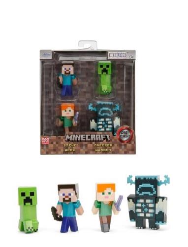 Minecraft 4-Pack 2.5" Figures Toys Playsets & Action Figures Action Fi...