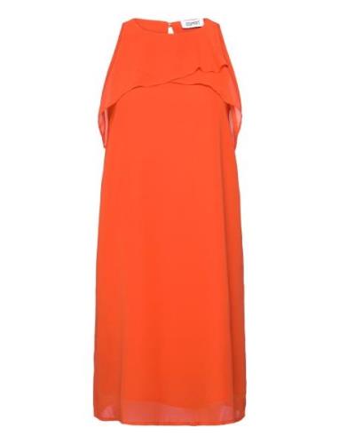 Dresses Light Woven Kort Kjole Orange Esprit Casual