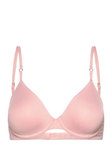Unlined Demi Lingerie Bras & Tops Wired Bras Pink Calvin Klein
