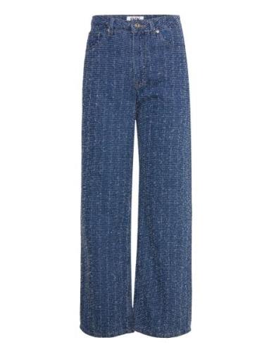 Ivy-Brooke Jeans Punch Denim Bottoms Jeans Wide Blue IVY Copenhagen