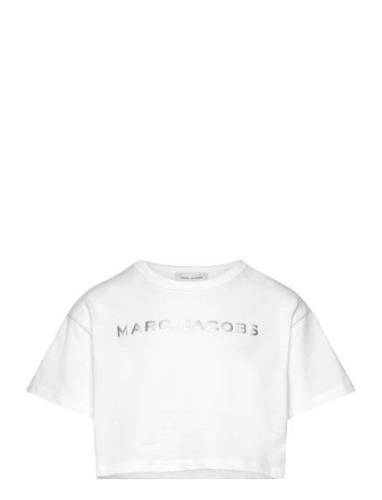 Short Sleeves Tee-Shirt Tops T-Kortærmet Skjorte White Little Marc Jac...