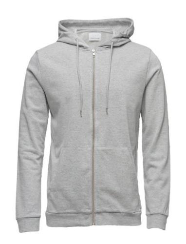 Enno Zip Hoodie 7057 Designers Sweatshirts & Hoodies Hoodies Grey Sams...