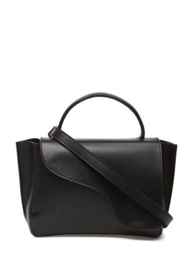 Arezzo Black Vacchetta Designers Small Shoulder Bags-crossbody Bags Bl...