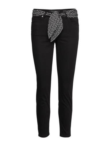 Woven Five Pockets Bottoms Trousers Slim Fit Trousers Black Marc O'Pol...
