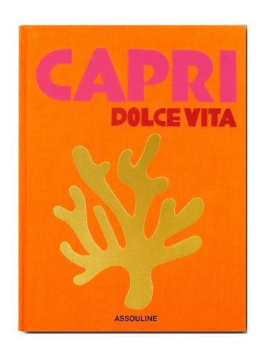 Capri Dolce Vita Home Decoration Books Orange New Mags