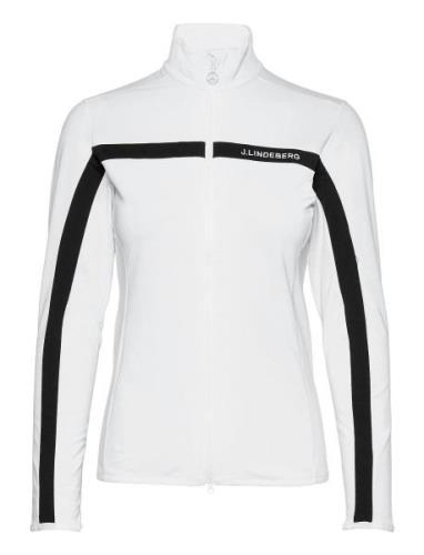 Janice Mid Layer Sport Sweatshirts & Hoodies Fleeces & Midlayers White...