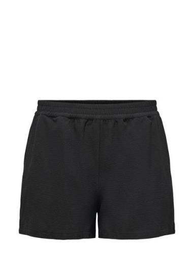 Onlnova Life Lux Shorts Solid Bottoms Shorts Casual Shorts Black ONLY