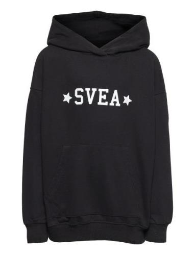 K. Paperbag Hoodie Sport Sweatshirts & Hoodies Hoodies Black Svea