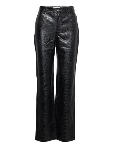 Mayko Bottoms Trousers Leather Leggings-Bukser Black MbyM