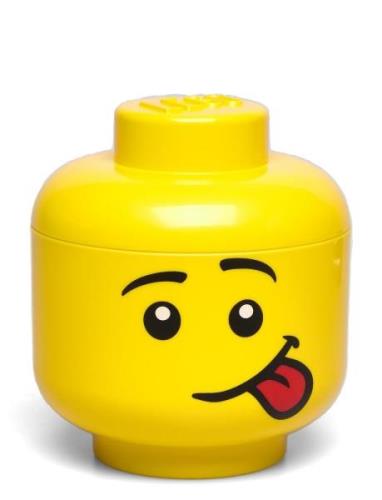 Lego Mini Head - Boy Home Kids Decor Storage Storage Boxes Yellow LEGO...