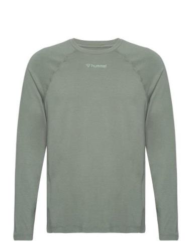 Hmlmt Laze T-Shirt L/S Sport T-Langærmet Skjorte Green Hummel