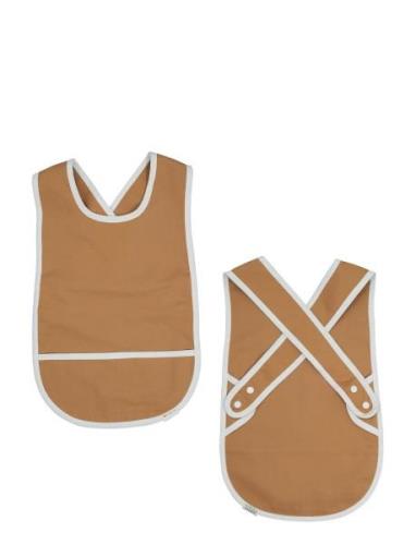 Cross Back Bib - Ochre Baby & Maternity Baby Feeding Bibs Sleeveless B...