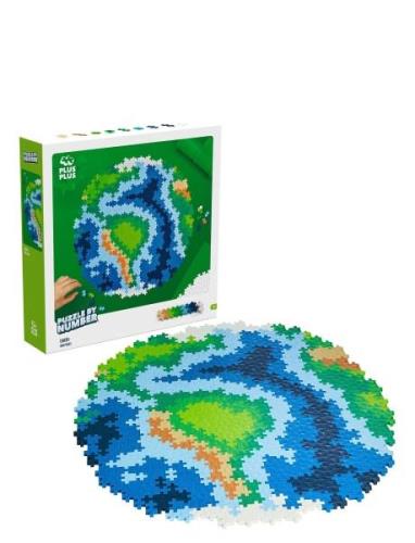 Plus-Plus Puzzle By Number Earth 800Pcs Toys Building Sets & Blocks Bu...