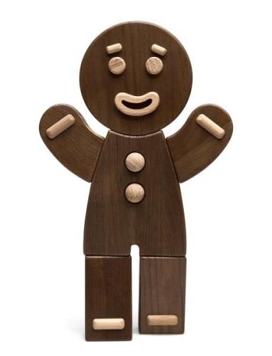 Gingerbread Man Smoked Stained Large Home Decoration Decorative Access...