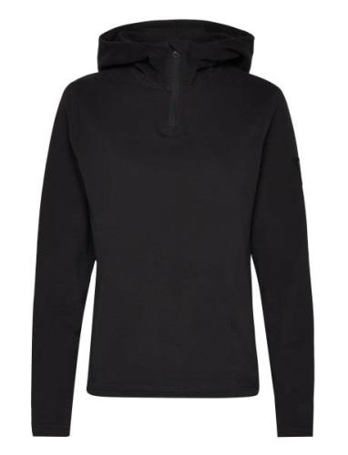 W Marina Hoodie Sport Sweatshirts & Hoodies Hoodies Black Musto