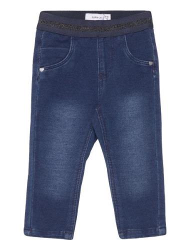 Nmfsalli Slim Swe Jeans 1190-Bo Noos Bottoms Jeans Skinny Jeans Blue N...