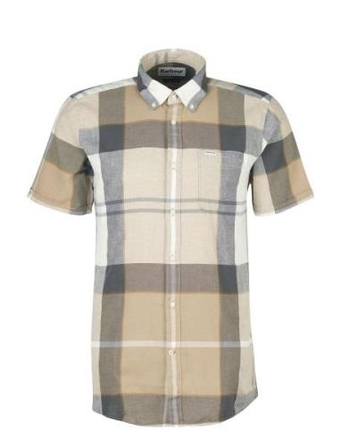 Barbour Douglas S/S Tailored Shirt Designers Shirts Short-sleeved Beig...