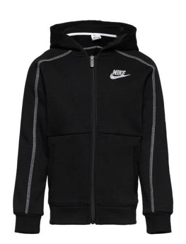 B Nsw Amplify Flc Fz Sport Sweatshirts & Hoodies Hoodies Black Nike