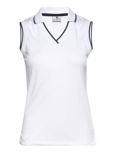 Chrystal Poloshirt Sport T-shirts & Tops Polos White Lexton Links