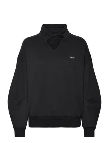 Cl Wde Cotton Ft Coverup Sport Sweatshirts & Hoodies Sweatshirts Black...
