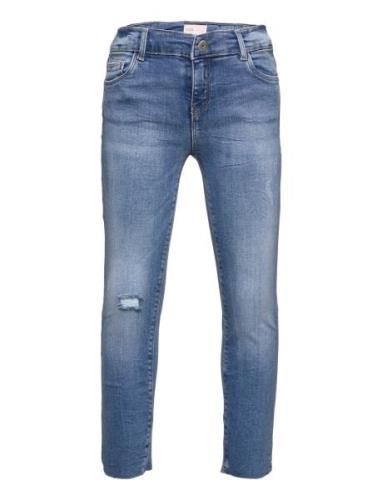 K Mily St Raw Jeans Bottoms Jeans Skinny Jeans Blue Kids Only