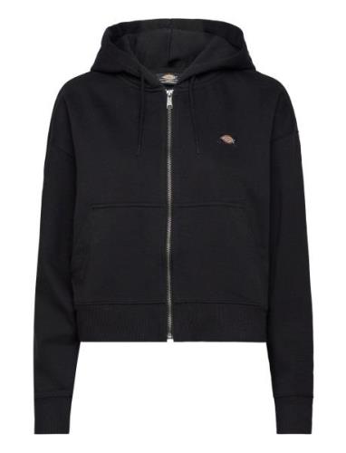 Oakport Zip Hoodie Tops Sweatshirts & Hoodies Hoodies Black Dickies