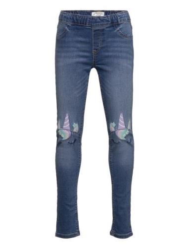 Trousers Denim Sara Unicorn Bottoms Jeans Skinny Jeans Blue Lindex