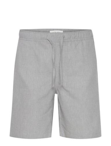 Cfphelix 0066 Linen Mix Shorts Bottoms Shorts Casual Grey Casual Frida...