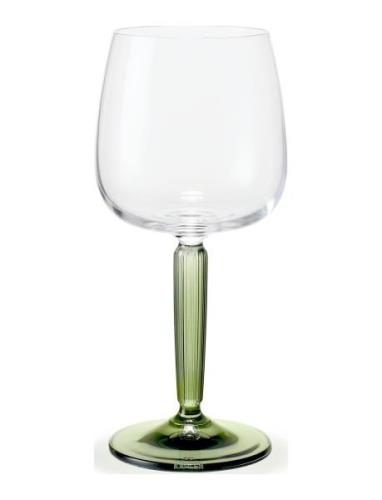 Hammershøi Hvidvinsglas 35 Cl Grøn 2 Stk. Home Tableware Glass Wine Gl...