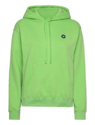 Jenn Hoodie Gots Tops Sweatshirts & Hoodies Hoodies Green Double A By ...