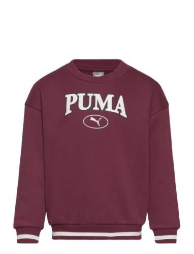 Puma Squad Crew G Sport Sweatshirts & Hoodies Sweatshirts Burgundy PUM...