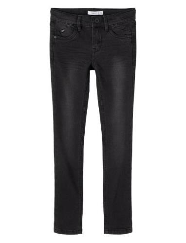 Nkmpete Skinny Jeans 2012-On Noos Bottoms Jeans Skinny Jeans Grey Name...