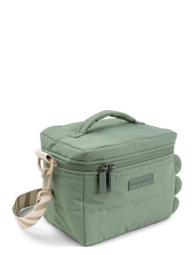 Quilted Insulated Bag Croco Green Home Meal Time Lunch Boxes Green D B...