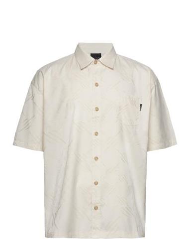 Piam Ss Shirt Designers Shirts Short-sleeved Cream Daily Paper