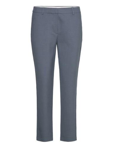 Kylie Crop 085 Oak Melange Bottoms Trousers Slim Fit Trousers Blue FIV...