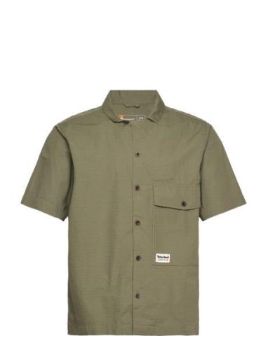 Wf Roc Shop Shirt Designers Shirts Short-sleeved Khaki Green Timberlan...