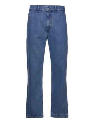 Trousers Alef Denim Bottoms Jeans Relaxed Blue Schnayderman's