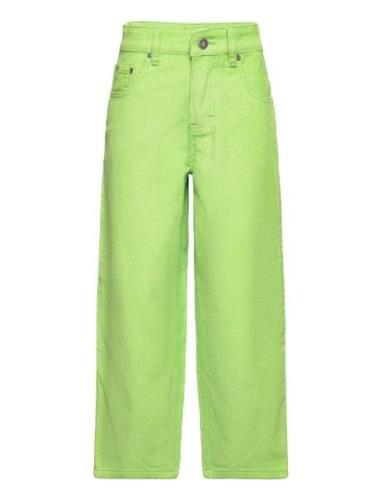 Aiden Bottoms Jeans Wide Jeans Green Molo