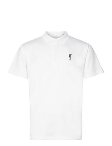 Men’s Performance Polo Sport Polos Short-sleeved White RS Sports