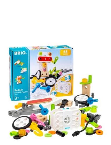 Brio 34592 Builder Legesæt Med Optager Og Afspiller Toys Building Sets...