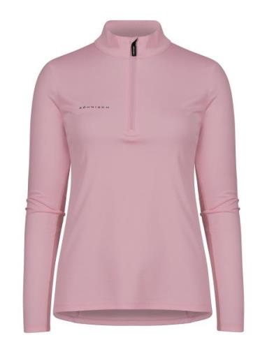 Uv Mesh Longsleeve Sport Sweatshirts & Hoodies Sweatshirts Pink Röhnis...