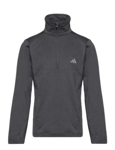 J Hea 1/2 Zip Sport Sweatshirts & Hoodies Sweatshirts Black Adidas Spo...