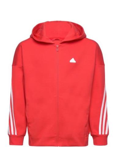U Fi 3S Fz Hd Sport Sweatshirts & Hoodies Hoodies Red Adidas Performan...