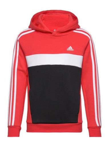 J 3S Tib Fl Hd Sport Sweatshirts & Hoodies Hoodies Red Adidas Sportswe...