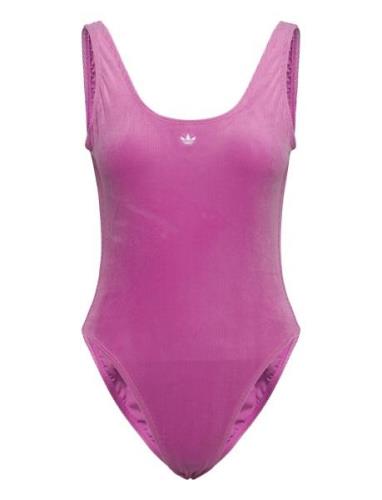 Essentials Swms Sport Swimsuits Pink Adidas Performance