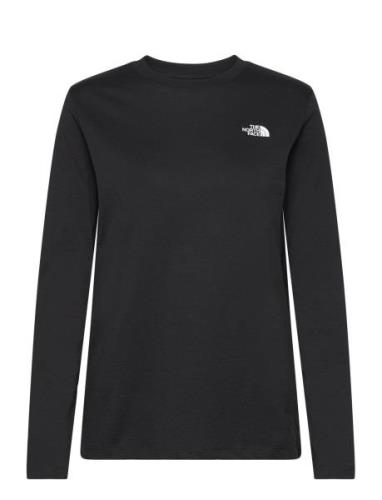 W L/S Simple Dome Tee Sport T-shirts & Tops Long-sleeved Black The Nor...