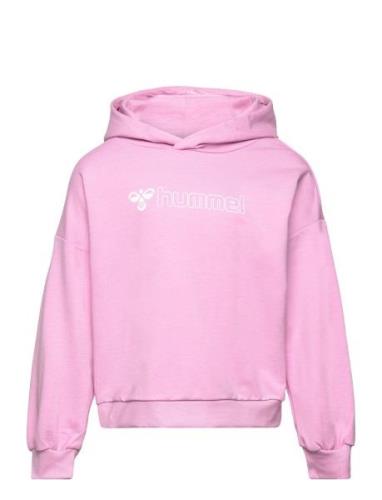 Hmloctova Hoodie Sport Sweatshirts & Hoodies Hoodies Pink Hummel