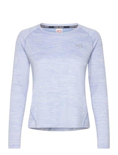 Emily Long Sleeve Sport T-shirts & Tops Long-sleeved Blue Kari Traa